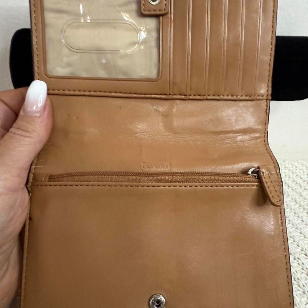 Coach Women's Tan and Brown Bag - Picture 6 of 8